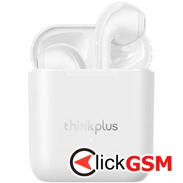 Lenovo - Wireless Earbuds ThinkPlus LivePods (LP2) - Bluetooth 5.1, Noise Cancelling, Waterfproof - White