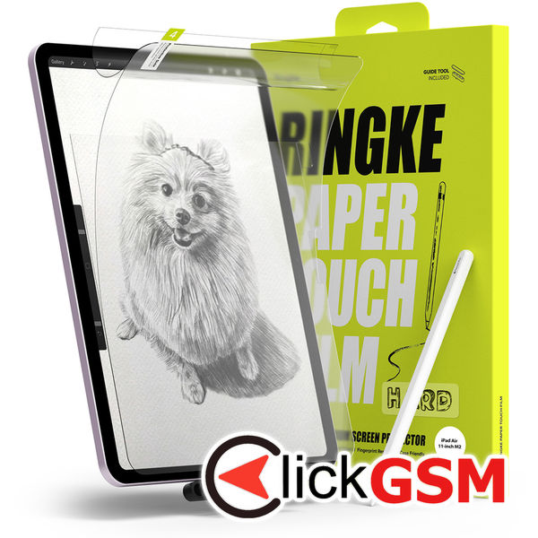 Ringke - Paper Touch Film Hard - iPad Air 11?(2024) - Matte Clear
