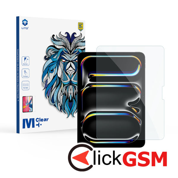 Lito - 2.5D Classic Glass - iPad Pro 11 (2024) - Clear