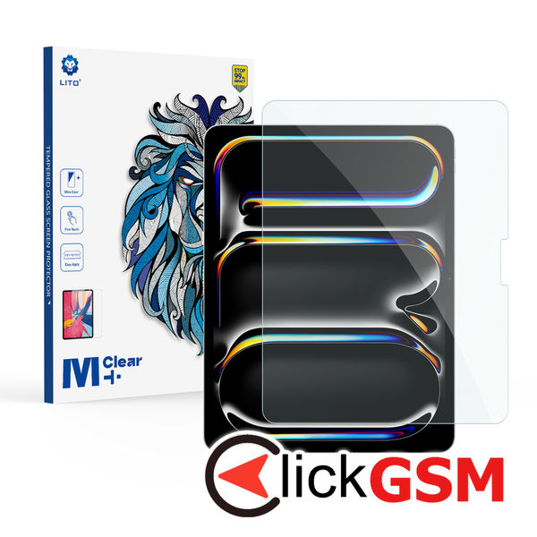 Lito - 2.5D Classic Glass - iPad Pro 13 (2024) / Air 13 (2024) - Clear