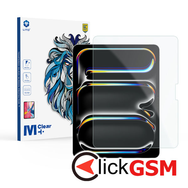 Lito - 2.5D Classic Glass Matte - iPad Pro 13 (2024) - Clear