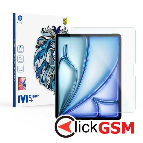 Lito - 2.5D Classic Glass Matte - iPad Air 13 (2024) - Clear