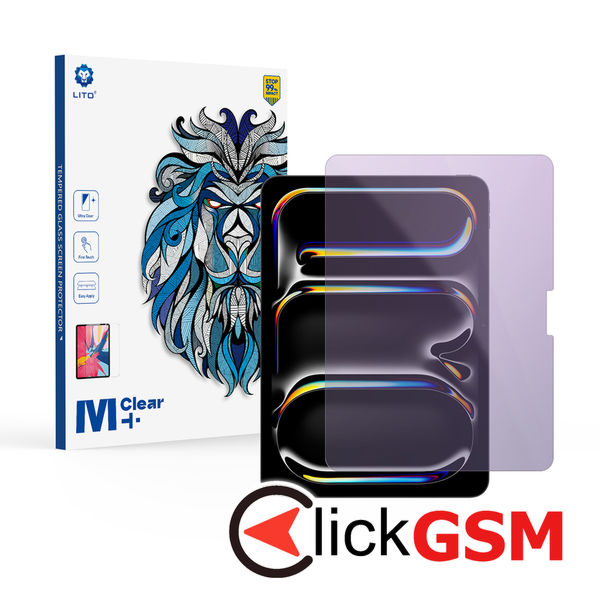 Lito - 2.5D Classic Glass Anti-Blue Light - iPad Pro 11 (2024) - Clear