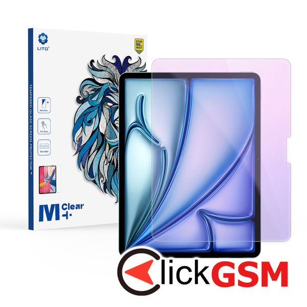 Lito - 2.5D Classic Glass Anti-Blue Light - iPad Air 13 (2024) - Clear