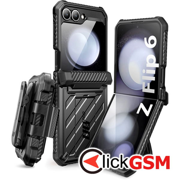 Supcase - Unicorn Beetle Pro - Samsung Galaxy Z Flip6 - Black