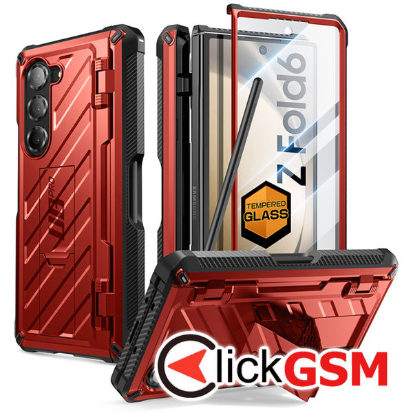 Supcase - Unicorn Beetle Pro - Samsung Galaxy Z Fold6 - Ruddy