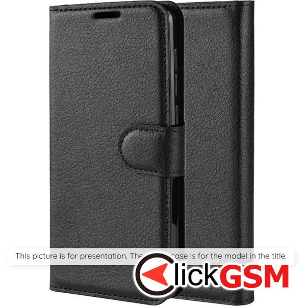 Techsuit - Leather Folio - Realme 12 / 12x - Black
