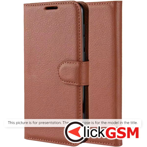 Techsuit - Leather Folio - Realme 12 / 12x - Brown