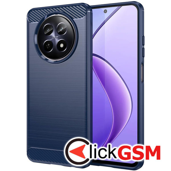 Techsuit - Carbon Silicone - Realme 12 / 12x - Blue