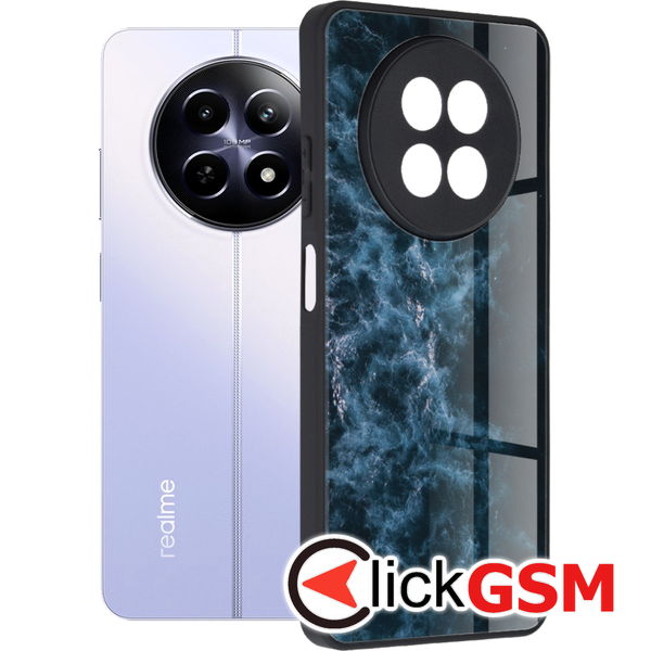 Techsuit - Glaze Series - Realme 12 / 12x - Blue Nebula