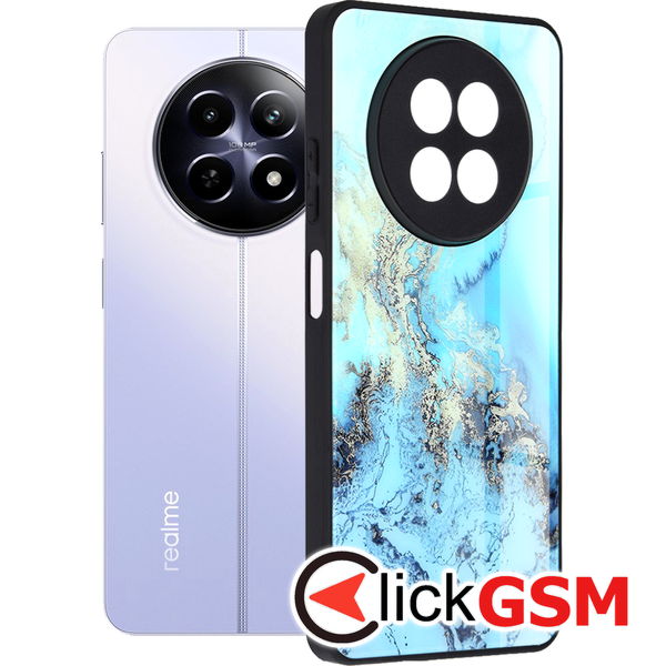 Techsuit - Glaze Series - Realme 12 / 12x - Blue Ocean