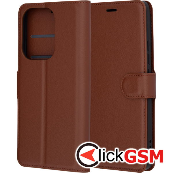 Techsuit - Leather Folio - Xiaomi Poco F6 - Brown