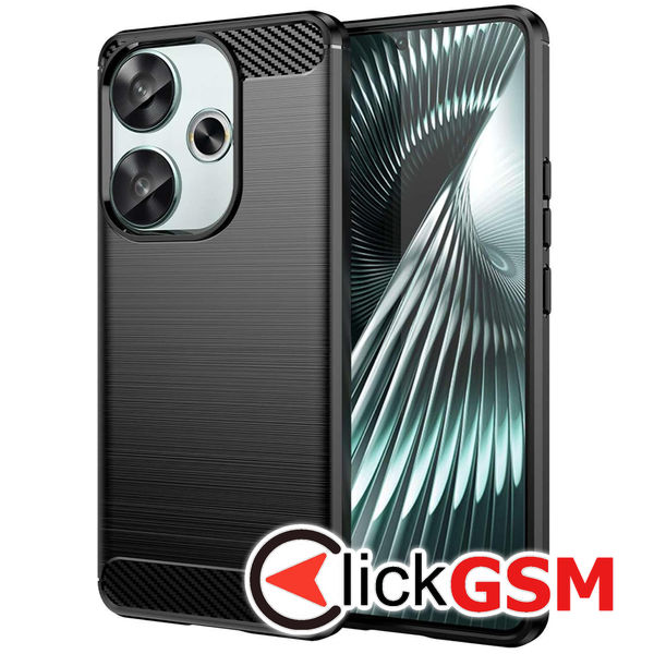 Techsuit - Carbon Silicone - Xiaomi Poco F6 - Black