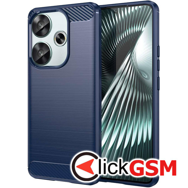 Techsuit - Carbon Silicone - Xiaomi Poco F6 - Blue