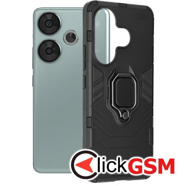 Techsuit - Silicone Shield - Xiaomi Poco F6 - Black