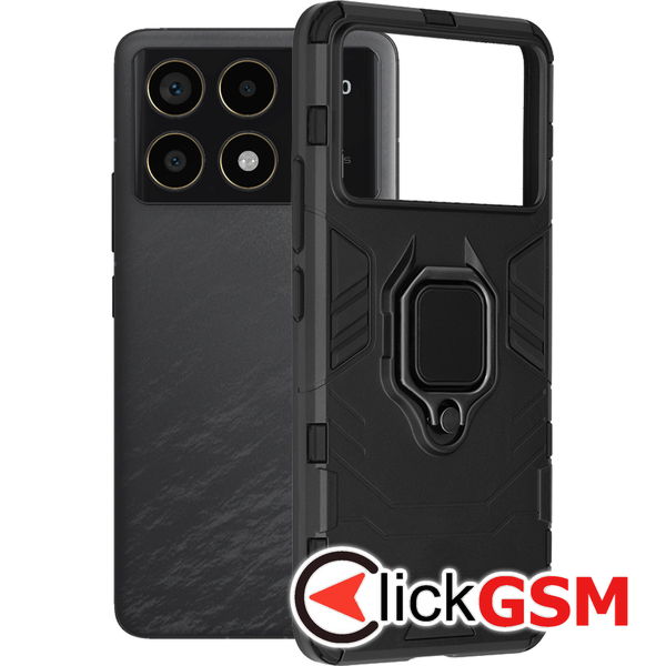 Techsuit - Silicone Shield - Xiaomi Poco F6 Pro - Black