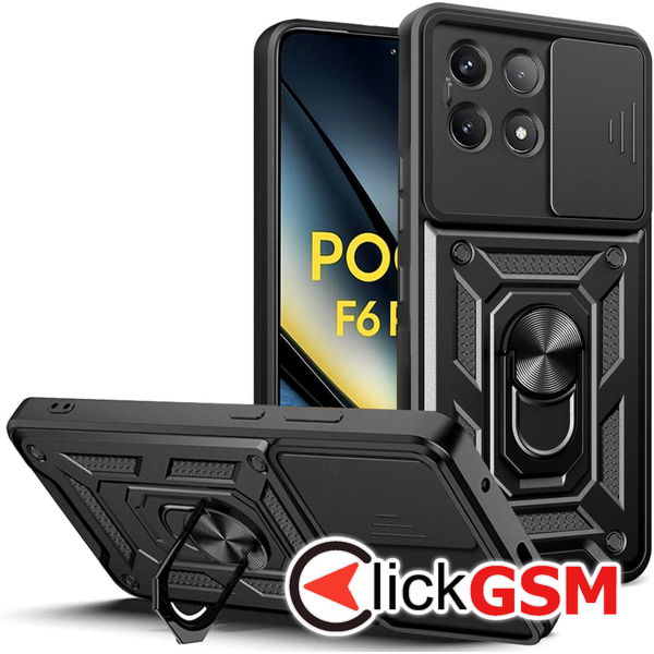 Techsuit - CamShield Series - Xiaomi Poco F6 Pro - Black