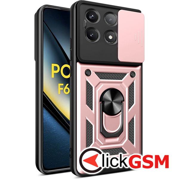Techsuit - CamShield Series - Xiaomi Poco F6 Pro - Rose Gold