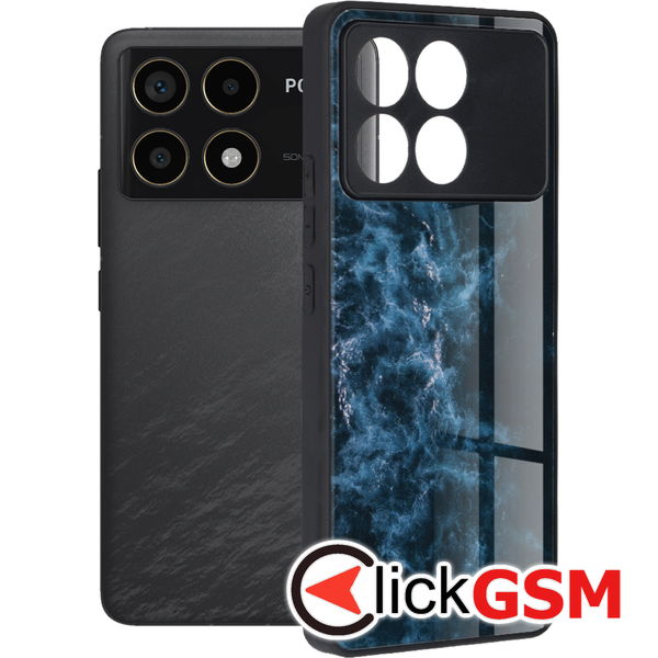 Techsuit - Glaze Series - Xiaomi Poco F6 Pro - Blue Nebula