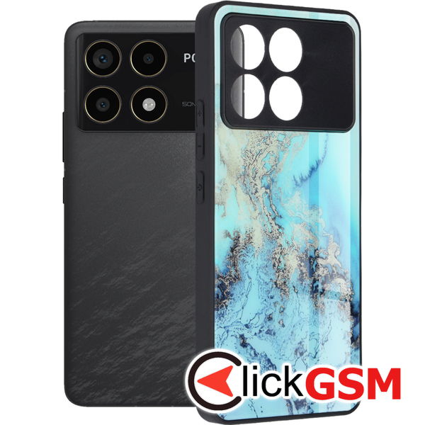 Techsuit - Glaze Series - Xiaomi Poco F6 Pro - Blue Ocean