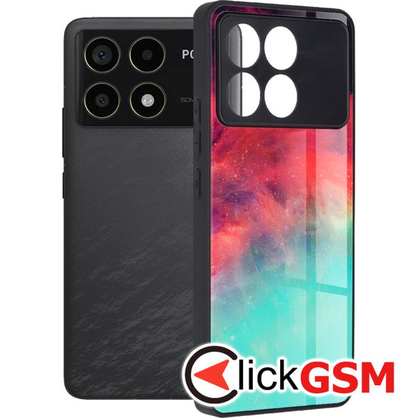 Techsuit - Glaze Series - Xiaomi Poco F6 Pro - Fiery Ocean