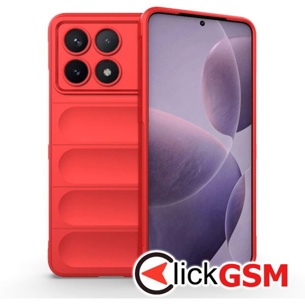 Techsuit - Magic Shield - Xiaomi Poco F6 Pro - Red