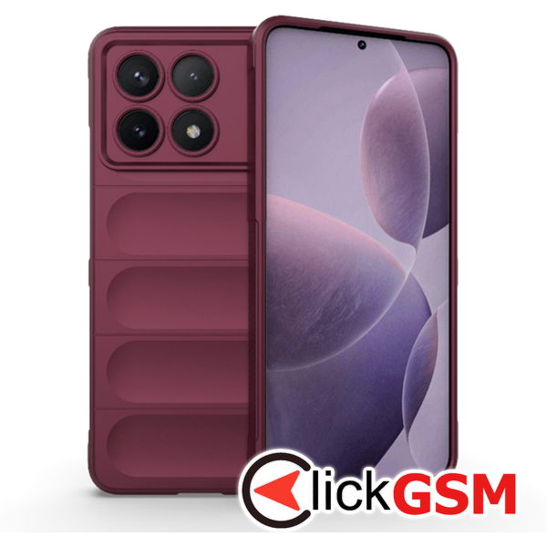Techsuit - Magic Shield - Xiaomi Poco F6 Pro - Bordeaux