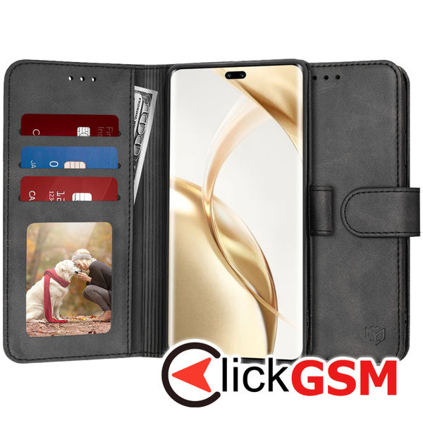 Techsuit - Diary Book - Honor 200 Pro - Black