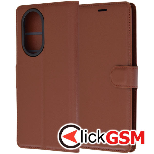 Techsuit - Leather Folio - Honor 200 - Brown
