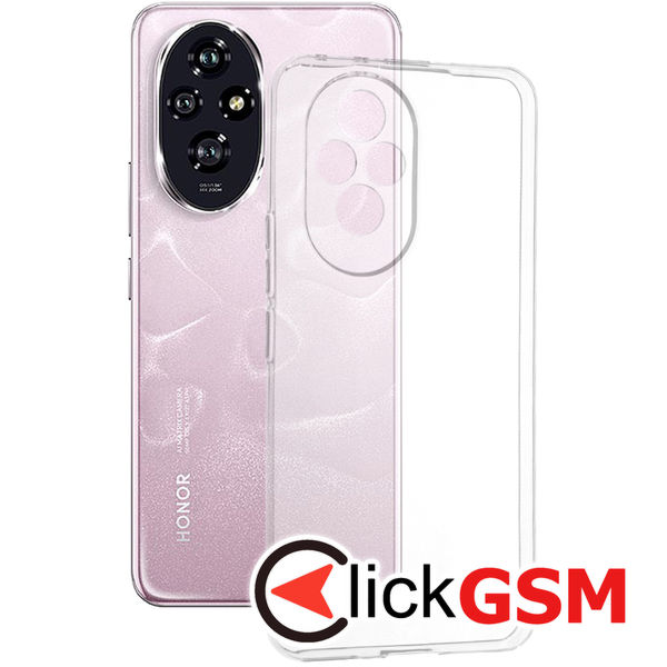 Techsuit - Clear Silicone - Honor 200 - Transparent