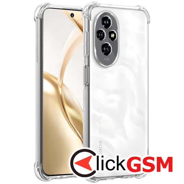 Techsuit - Shockproof Clear Silicone - Honor 200 - Clear