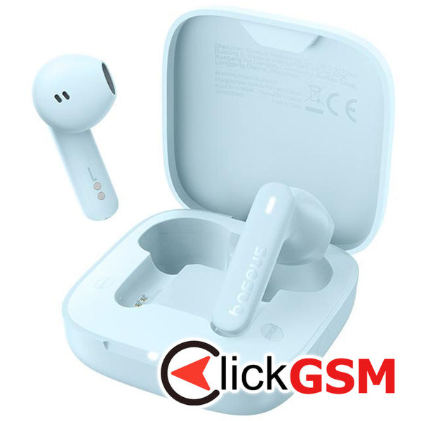 Baseus - Wireless Earbuds Bowie E16 (A00061900313-01) - Bluetooth 5.3, True Wireless, Touch Control, Waterproof - Blue