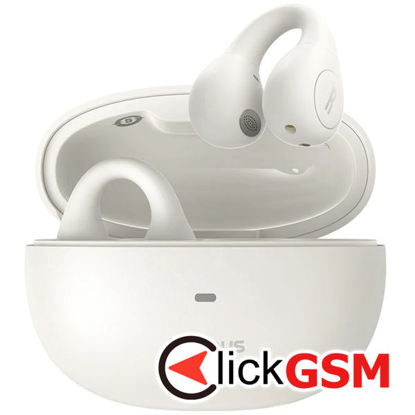 Baseus - Wireless Earbuds AirGo AS01 (A00069101223-00) - for Sports, Bluetooth 5.3, Noise Reduction, 2-Mic ENC - White