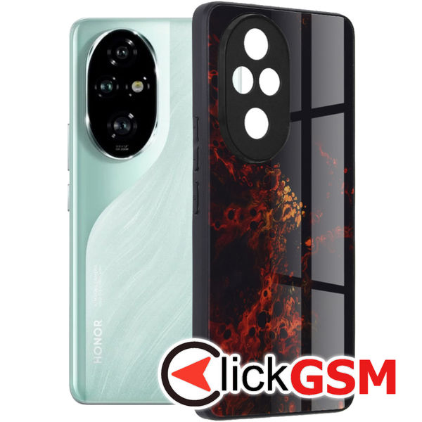 Techsuit - Glaze Series - Honor 200 Pro - Red Nebula