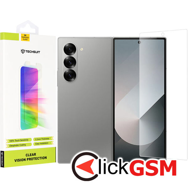 Techsuit - Clear Vision Glass [Outside Screen] - Samsung Galaxy Z Fold6 - Transparent