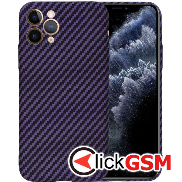 Techsuit - Carbonite FiberShell - iPhone 11 Pro - Purple