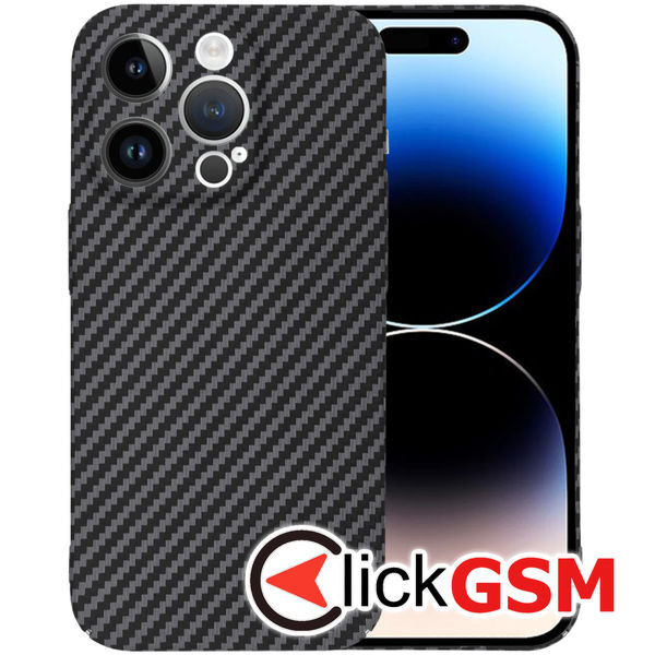 Techsuit - Carbonite FiberShell - iPhone 14 Pro - Black