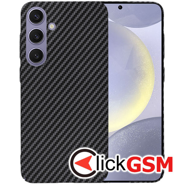 Techsuit - Carbonite FiberShell - Samsung Galaxy S24 Plus - Black