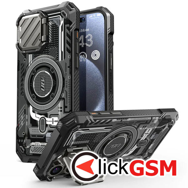 Supcase - Unicorn Beetle XT MagSafe - iPhone 15 Pro Max - Black Circuit