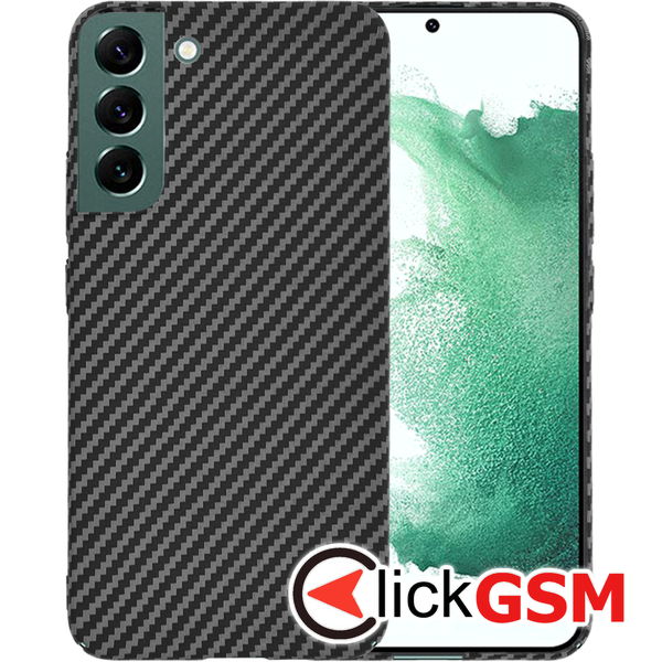 Techsuit - Carbonite FiberShell - Samsung Galaxy S22 Plus 5G - Black