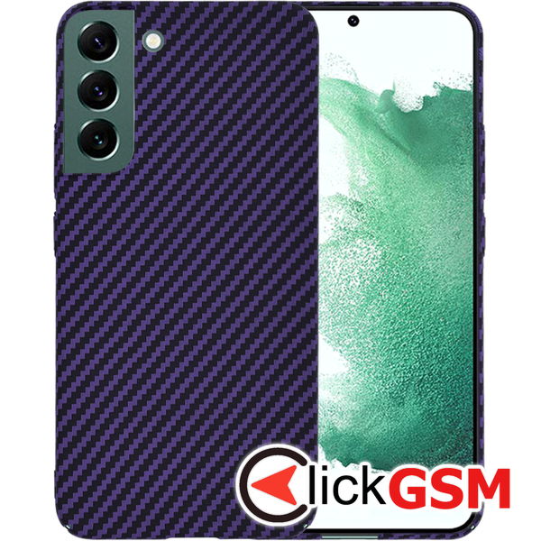 Techsuit - Carbonite FiberShell - Samsung Galaxy S22 Plus 5G - Purple
