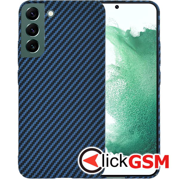 Techsuit - Carbonite FiberShell - Samsung Galaxy S22 Plus 5G - Cyan