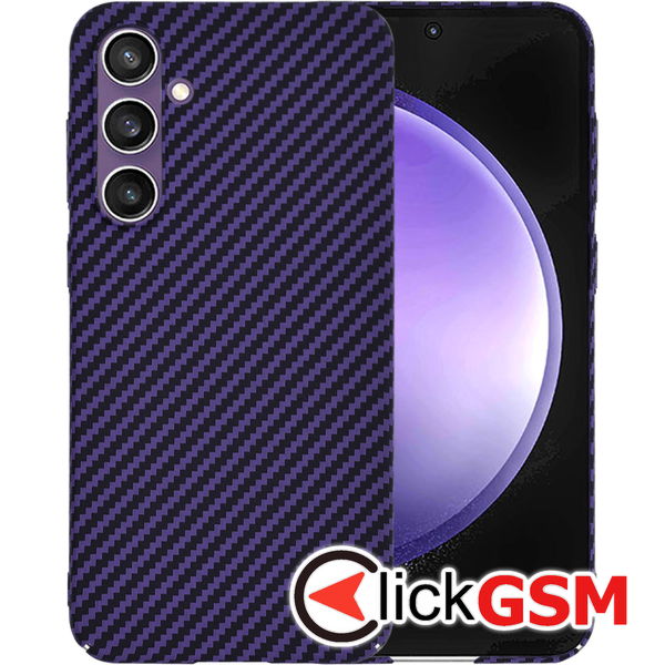 Techsuit - Carbonite FiberShell - Samsung Galaxy S23 FE - Purple