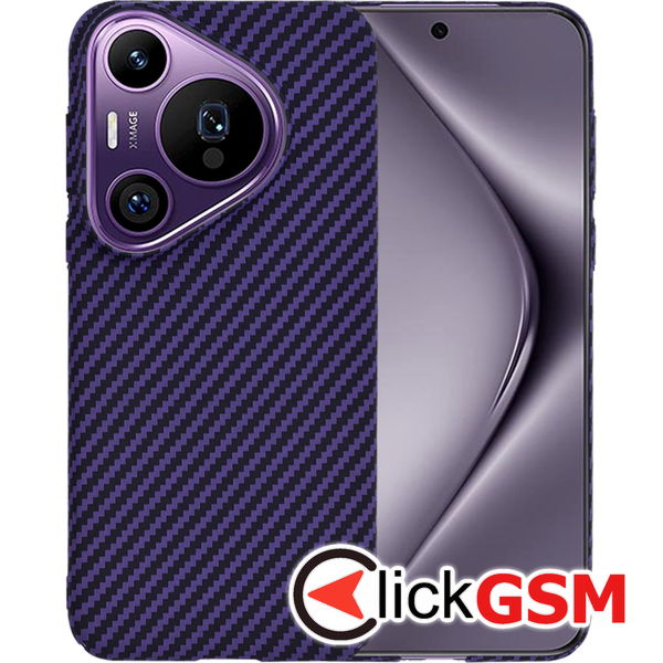 Techsuit - Carbonite FiberShell - Huawei Pura 70 Pro - Purple