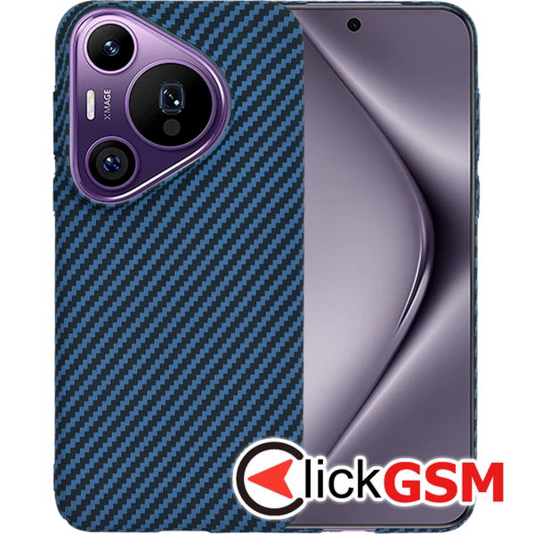 Techsuit - Carbonite FiberShell - Huawei Pura 70 Pro - Cyan