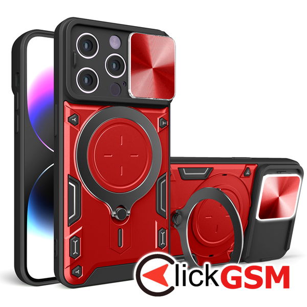 Techsuit - CamGuard Pro - iPhone 13 Pro - Red