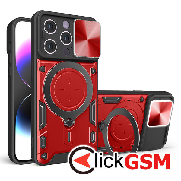 Techsuit - CamGuard Pro - iPhone 14 Pro - Red