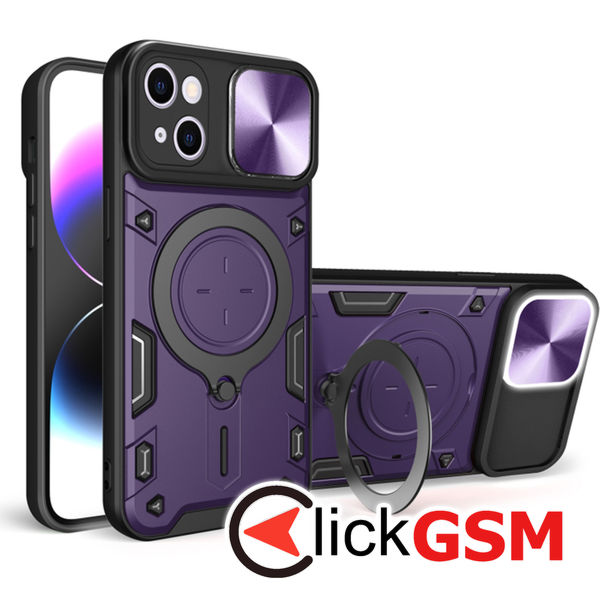 Techsuit - CamGuard Pro - iPhone 15 - Purple
