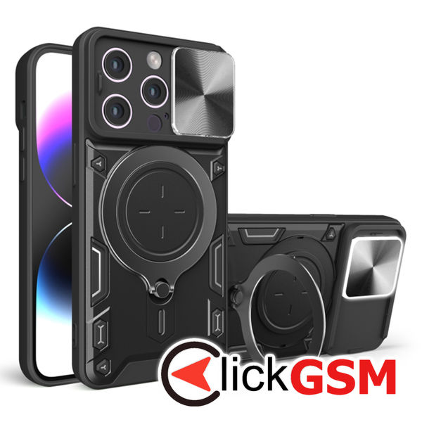 Techsuit - CamGuard Pro - iPhone 15 Pro - Black