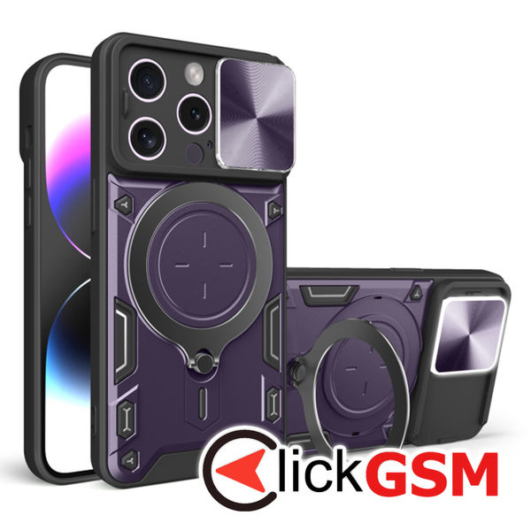 Techsuit - CamGuard Pro - iPhone 15 Pro - Purple
